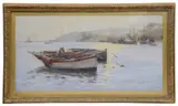 The Fisherman by Hubert Coop, watercolour, sold Feb 2025