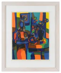 Mon Amant by Marcel Mouly, lithograph on paper, sold Feb 2025