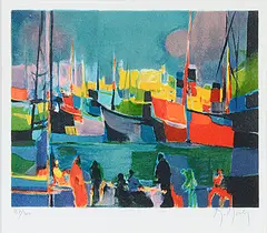 Passages Marins by Marcel Mouly, print, sold Feb 2025