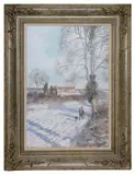 One Man and His Dog II by Clive Madgwick, oil on canvas, offered Oct 2024