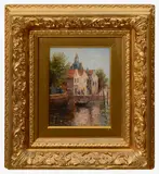 Untitled by Alfred Sanderson Edward, oil on board, sold Oct 2024