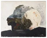 Study of a rock by Ern Brooks, Stone is a shoulder to carry time, sold Oct 2024
