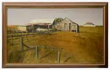 Untitled by Brian Dunlop, oil on board, offered Jul 2024