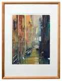 Rio Di San Felice, Venice by Bernhard Vogel, watercolour, sold Jul 2024