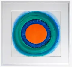 Untitled by Terry Frost, 1990, linocut, sold Jul 2024