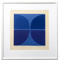 Untitled by Terry Frost, lithograph, sold Jul 2024