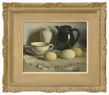 Untitled by Jacques Blanchard, oil on board, sold May 2024