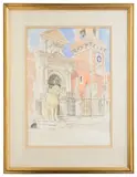 Untitled by Pamela Kay, watercolour, offered May 2024