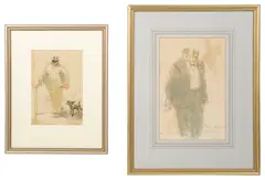 Untitled by Roland Batchelor, Watercolour and Drawings" by Patricia Jarrett, sold Feb 2024