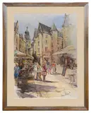 Untitled by Adrienne Parker, watercolour, offered Feb 2024