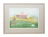 Untitled by Richard Bawden, etching, offered Feb 2024