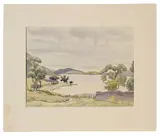 Untitled by Ethelbert White, etching and drypoint, offered Nov 2023