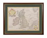 Les Isles Britanniques by Isles. De L'isle, engraving, offered Nov 2023