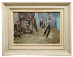 Untitled by Robin Darwin, oil on canvas, offered Jul 2023