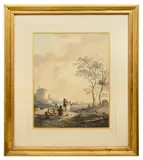 Untitled by Jacob van Strij, watercolour, sold Jul 2023