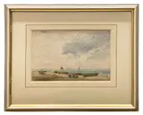 Untitled by Franklin White, watercolour, sold Jul 2023