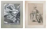 Untitled by Frank Owen Sailsbury, charcoal and chalk on paper, sold Jul 2023