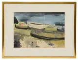 Untitled by Roland Collins, gouache, sold Jul 2023