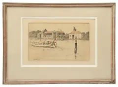 Untitled by Walter Greaves, pencil, sold Jul 2023