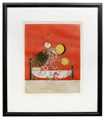 Untitled by Graham Sutherland, etching and aquatint, sold Jul 2023