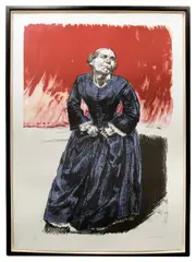 Untitled by Paula Rego, lithograph, sold Jul 2023