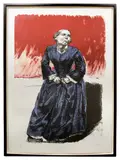 Untitled by Paula Rego, lithograph, sold Jul 2023