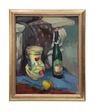 The Cherry Jug by E. B. Hepworth, oil on board, offered Apr 2023