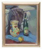 The Cherry Jug by E. B. Hepworth, oil on board, offered Feb 2023
