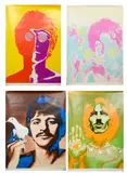 The Beatles (Mount Rushmore) by Richard Avedon, lithograph, sold Feb 2023