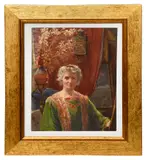 Portrait of the Artist by Mariquita Jenny Moberly, 1918, watercolour, sold Nov 2022