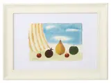 Still Life with Apple and Pear by Mary Fedden, watercolour, sold Nov 2022