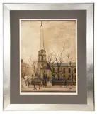 St. Luke by L. S. Lowry, print, sold Nov 2022