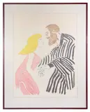 Anthony and Cleopatra by Elisabeth Frink, etching and aquatint, offered Nov 2022