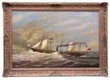 SS Great Britain by Salvatore Colacicco, oil on panel, offered May 2022