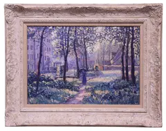 Untitled by Frederick O'Neill Gallagher, 1914, oil on canvas, sold May 2022
