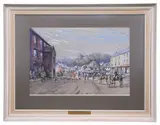 The Devon and Somerset at Dunster by Graham Smith, watercolour, offered May 2022