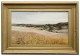 Wiltshire Cornfield by Charles James Lewis, 1877, oil on canvas, sold Nov 2021