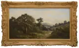 Wooded Landscape by Ada Stone, Stone, sold Jun 2021