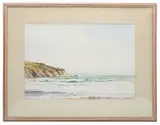 Falmouth Bay-Cornwall by Frank Egginton, watercolour, sold Jun 2021