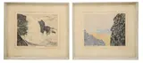 Woodblocks in colour by Frifthjof Tidemand-Johannessen, print (other), sold Jun 2021