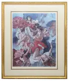A Question of Attribution by William Russell Flint, print, sold Jun 2021