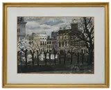 Untitled by Hanna Weil, gouache, offered Feb 2021