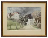 Untitled by George Mackley, watercolour, offered Feb 2021