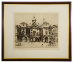 Untitled by Hedley Fitton, etching, offered Feb 2021