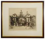 Untitled by Hedley Fitton, etching, offered Feb 2021