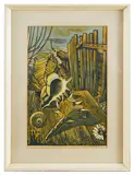 One other by Frederick George Austin, linocut on paper, offered Nov 2020
