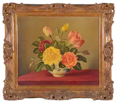 Fragrance of summer by James Noble, 1961, oil on canvas, offered Jun 2020