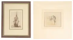 Richard Henry Nibbs by John White Abbott, pencil, offered Jun 2020