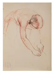 Untitled by William Dennis Dring, pastel and pencil, offered Jun 2020