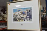 San jaime church, benidorm by Stan Kominski, watercolour on paper, sold Jan 2026